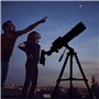 Télescope astronomique pour Adultes, télescope réfractif de 600mm d'ouverture de 80mm pour Enfants et débutants, télescope de Vo
