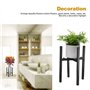 eROOSY Support de plante réglable Support de pot de fleur moderne intérieur extérieur avec largeur réglable pour pot de plante d