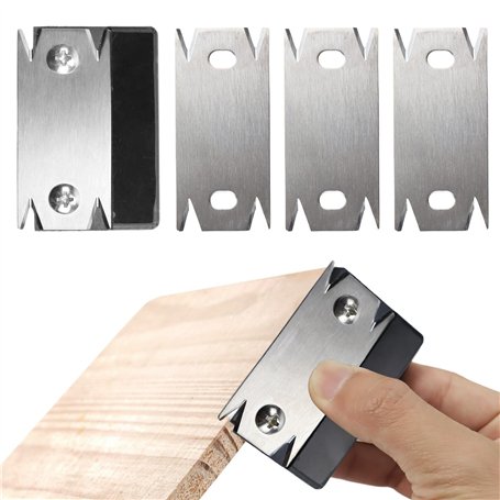 JGCJGG Rabot Bois avec 3 Lame de Rechange