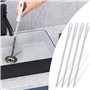 Alyvisun 4 Pièces Brosse de Débouchage de Canalisation