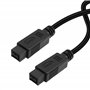 MEIRIYFA Firewire Câble IEEE 1394B 9 broches vers fiche 9 broches vers mâle FireWire 800 9 broches Câble adaptateur pour imprima