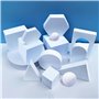 Lot de 14 Accessoires de Fond pour Photographie - en Mousse Rigide imperméable - Cube géométrique - Accessoires pour séance Phot