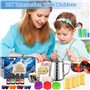 NEMMXUB Kit de Fabrication de Bougies, DIY Kit Parfumées Bougies avec Cire de Soja Naturelle, Kit Bougie a Faire Soi Meme Adulte