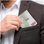 ZHjuju Pince à Billets en Acier Inoxydable, 4 Pinces à Billets en métal Pinces à Billets en métal Porte-Cartes de crédit Pinces