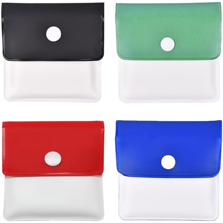 Cendrier de poche portable 4 Pièces Cendriers réutilisables ignifuges en PVC anti-odeurs Cendrier de voyage extérieur respectueu