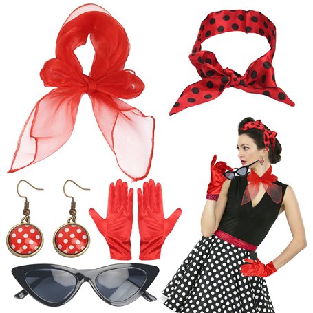 LOPOTIN Années 50 Costume Accessoires