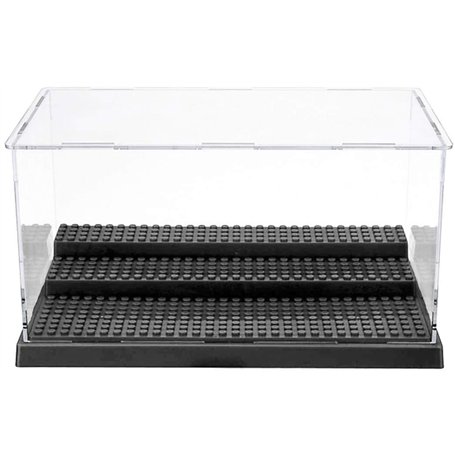 Bricklight Vitrine de modèle Acrylique pour Figurines Lego BRICKHEADZ 21302 71361 Speed Champions Cars Petite