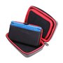 VSEER Étui de transport pour Nintendo 3DS XL/2DS XL - Coque de protection rigide, noir/rouge