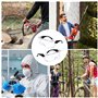 Dyaucwpo 2 Pièces Lunettes de Protection Travail, Lunettes de Sécurité avec Anti-Buée, Protection Latérale Intégrée, Verres Tran