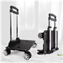 chariot pliable en alliage d'aluminium pour cartable