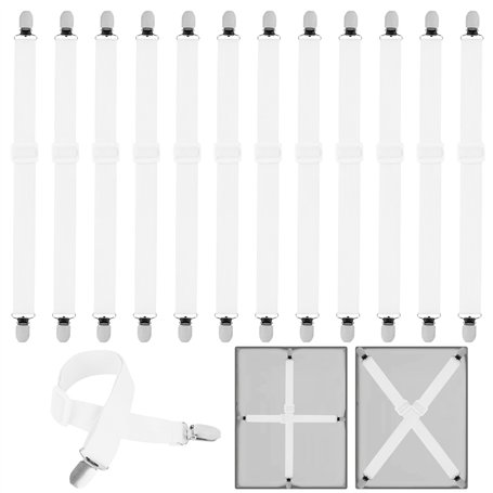 YSWOVUO 12 Pièces Tendeur Drap Housse