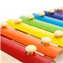Musique Xylophone en Bois, Bois Percussion Instrument de Musique, Clavier Instrument de Musique en Bois, 8 Touches Main Frapper