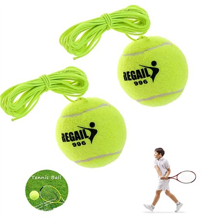 2 Pièces Balle de Tennis avec Cordon