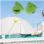2 Pièces Balle de Tennis avec Cordon, Entraîneur de Balle de Tennis, Cordon pour entraîneurs de Tennis, Balle de Formation de Te