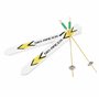 Nordstern Ski miniature avec bâtons de ski – Skis sportifs comme accessoires pour le lutin de Noël et décoration de Noël pour pa