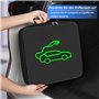 LOTHID Sac de rangement portable EV pour câbles de charge et accessoires de voiture - Sac de rangement en nylon 1680D - Rangemen