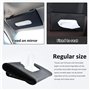 ZBHDEYG Lot de 2 Boîtes à Mouchoirs pour Voiture - Support et Porte-Serviettes avec Sangle pour Pare-Soleil