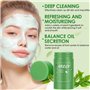 2 Pièce Green Masque Stick, Masque visage thé vert, Masque the vert point noir, Masque nettoyant profond Pour Visage Hydrate Le 