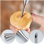 1 jeu de 3 douilles à pâtisserie, seringues professionnelles pour gâteaux feuilletés en acier inoxydable, outils de cuisson à la