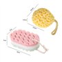 Lot de 4 éponges de bain exfoliantes pour le corps - Pour le bain - Produit de nettoyage pour le corps - Bon effet de nettoyage