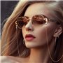 ATBUSS Lot de 5 chaînes de lunettes de soleil vintage à perles - Chaînes de lunettes antidérapantes - Accessoires pour lunettes 