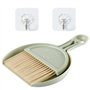 ATBUSS 1 mini pelle à poussière et kit de brosses avec 2 crochets