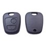 ANGOFIZ Coque Clé Télécommande Compatible avec Peugeot 106 107 206 206CC 206 Break SW 207 306 406 +Lame Vierge NE73 + 2 Boutons