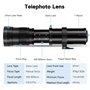 JINTU 420-1600 mm Téléobjectif à Zoom Compatible avec Les appareils Photo Reflex numériques 4000D 90D 80D 70D 60D 50D 650D 550D