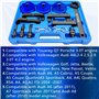 ZKTOOL Kit d'Outils de Calage d'arbre à Cames de Réglage du Moteur, Compatible avec Audi VW A6L 2.4 2.5 2.8 3.0T 3.2 4.2 Touareg
