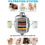 Filtre de douche à 20 étapes avec vitamine C pour eau dure – Filtre adoucisseur d'eau avec cartouche filtrante remplaçable à plu