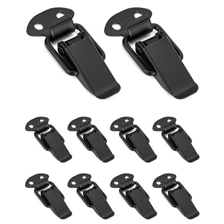 QWORK 10 Pièces Loquet à Ressort Bascule Acier Inoxydable