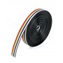 QWORK® Câble Ruban Plat, Câble à Ruban Couleur Arc-En-Ciel 10 broches 1,27 mm Pas pour Connecteurs 2,54 mm, 6M