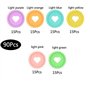 90 PCS Disques en Plastique Disques à Anneaux de Reliure Multicolores Disques d'Extension pour Ajouter des Pages Supplémentaires