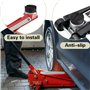 ZGDEIWGF Coussinets en Caoutchouc pour cric de Voiture, Kit de cric de Chariot et de Support d'essieu, Coussinets en Caoutchouc