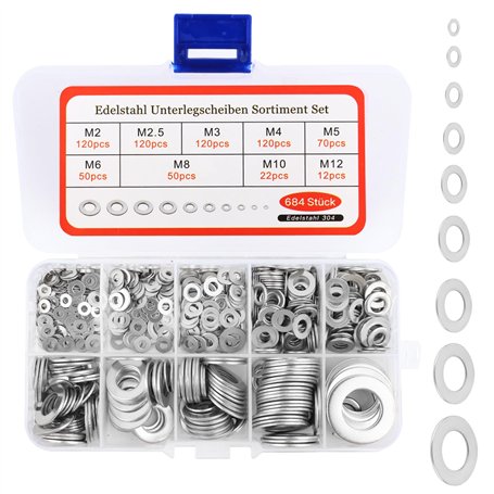 VFANDV Rondelles Metal