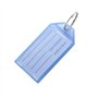 GOYADA Lot de 80 Porte Clef Etiquette Solide, Porte Clef Plastique Couleur, Porte Clés Etiquette en Plastique avec Anneau Fendu