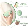 prota 2 Pièces Rouleau à Peluches Réutilisable Rouleau Poils Animaux, Rouleaux à Peluches en Gel Lavable Lint Remover, Poils d'a