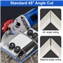 Support de Meuleuse d'Angle pour Coupe Chanfrein à 45° Carrelage Support pour Meuleuse d'angle de Type 100 Support Angle 45 Degr