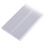 Dissipateur de Chaleur en Aluminium avec 23pcs Ailettes Haute Puissance 100x60x10mm pour Transistors à Semi-Conducteurs