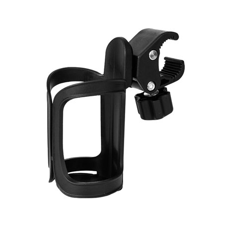 AOBETAK Porte-bouteille de vélo - 360 degrés de rotation - Noir - Compatible avec vélos