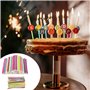 UGBO Batonnet Pop Cake Baton Sucette Pop Cake Sac de Bonbons 100 Batonnet Popcake avec 100 Petit Sachet Bonbon Transparent et 10