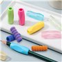Lot de 12 poignées de crayon, support de stylo pour enfants, poignées en silicone, poignées de stylo en mousse, poignées de cray