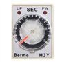 H3Y-2 24V CC Intervalle de Relais, Relais de Temps Relais de Retard du Copain électrique Interrupteur de Commande (10S)