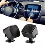 Qiilu Paire de Haut-Parleur, 2pcs Voiture Petit Haut-Parleur carré Fort Audio Musique Tweeter Haut-Parleur 500W