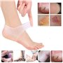 Silicone Respirant Protège Talons, Gel Protéger Chaussettes Manches, haussettes sèches fissurées Soulagement pour Arrière et Sou