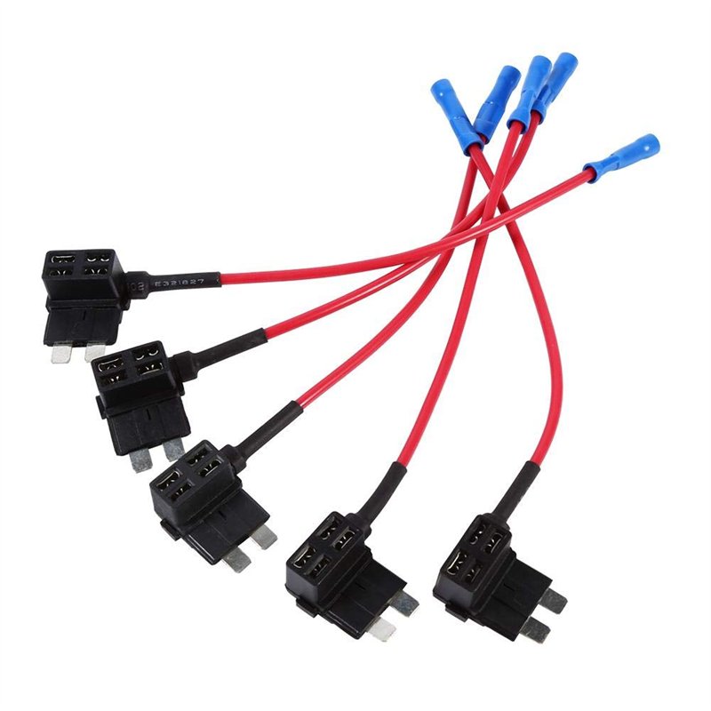 Boîte à Fusibles 6 Voies 12V Avec LED - EBTOOLS, Porte-Fusible Lame Auto/Marine, Voyants Avertissement