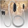 Convertisseur de câble MIDI vers USB Cordon Adaptateur d'interface MIDI Clavier Clavier Ligne d'édition de Mu