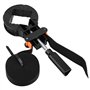 6M réglable coin pince bande sangle en nylon 4 mâchoires support de cadre photo outil de travail du bois (noir)