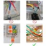 Connecteurs Electriques de 50 Pièces, Borne de Connexion Rapide de Fil, 3 Types, 2,3 et 5 Entrées