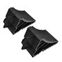 Cales - 2pcs voiture de bloc anti-dérapant, pneus d'arrêt Block, pneus Slip Stopper, arrêt Cales l'alignement des roues Bloc des